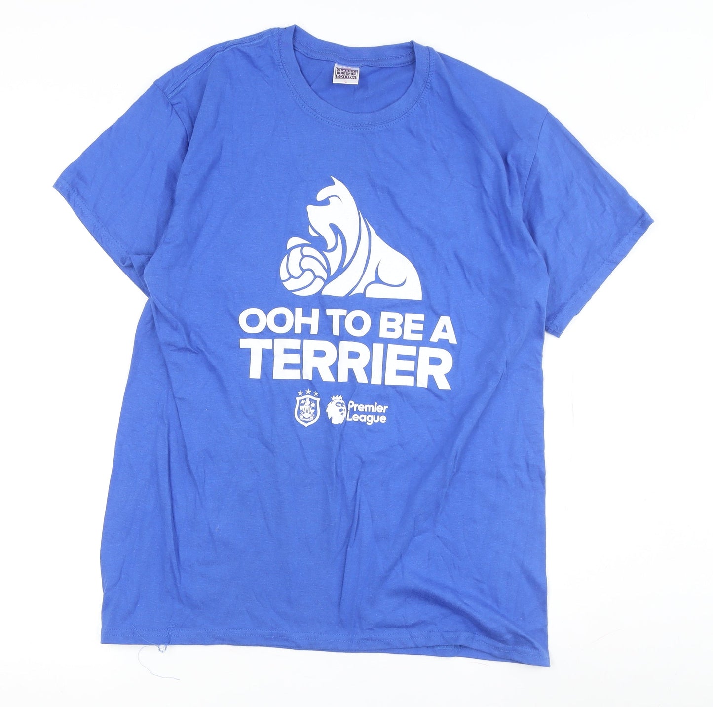 Gildan Men Blue Sports T-Shirt L Premier League