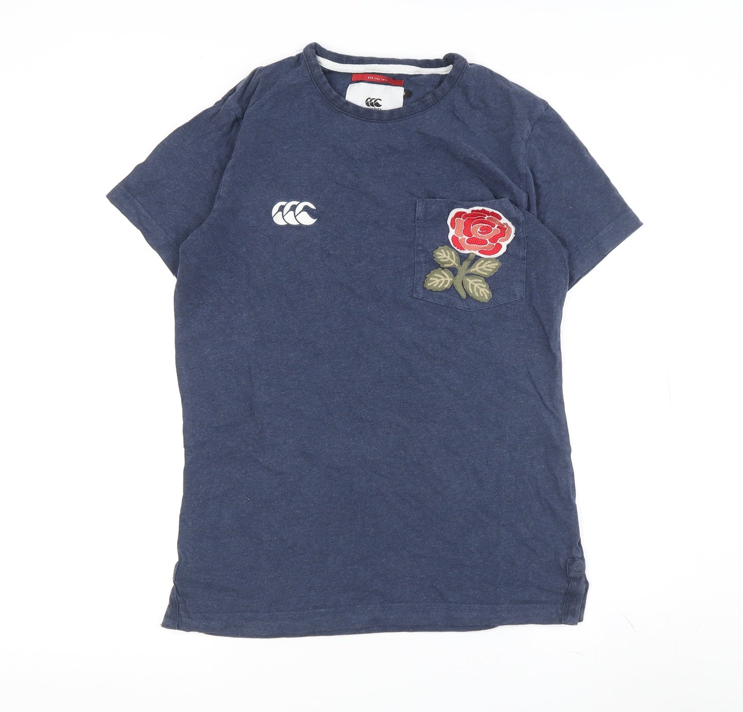 Canterbury Blue T-Shirt, Unisex, Size S, Embroidered