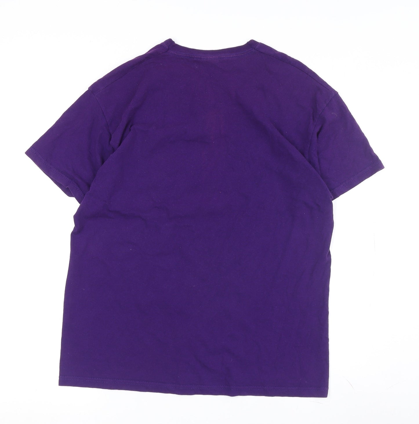 Fruit of the Loom Purple Unisex T-Shirt, Medium