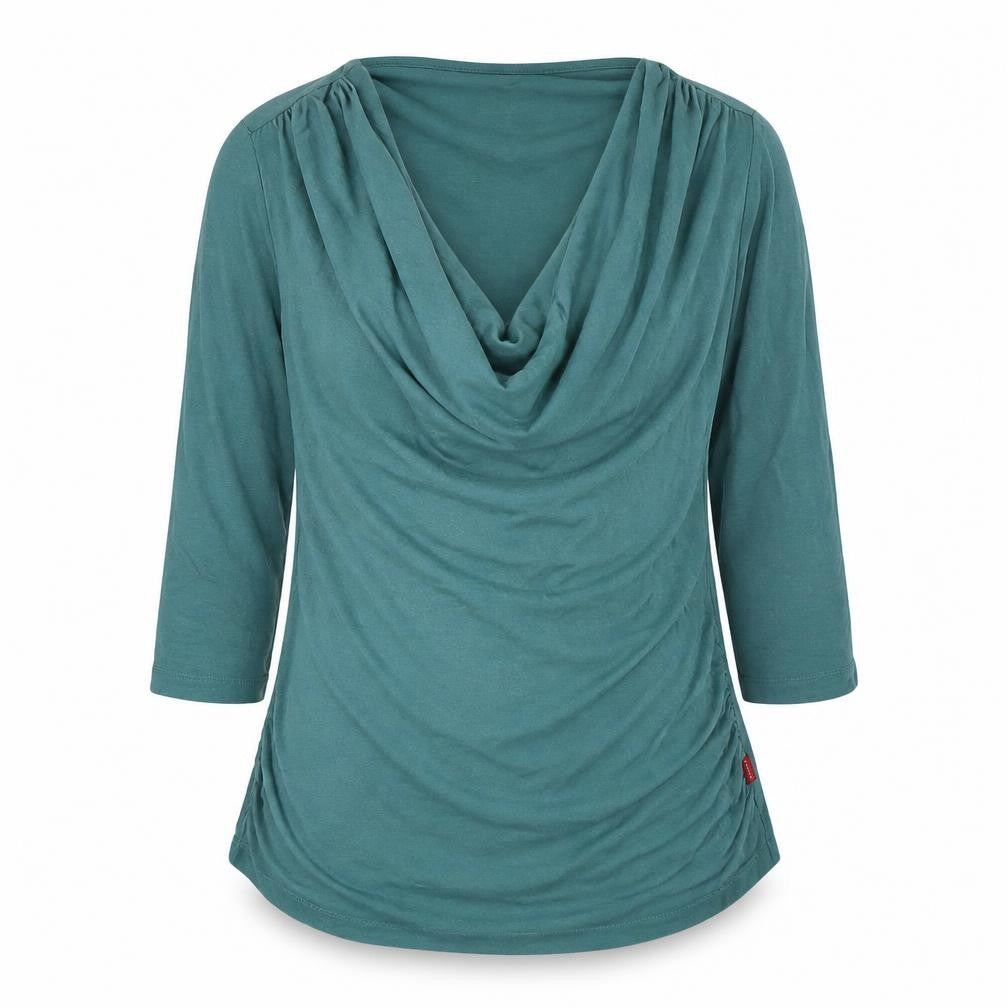 Collection by Jackpot Women's Green XL Wrap Blouse