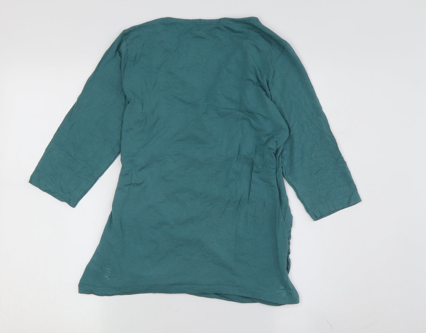 Collection by Jackpot Women's Green XL Wrap Blouse