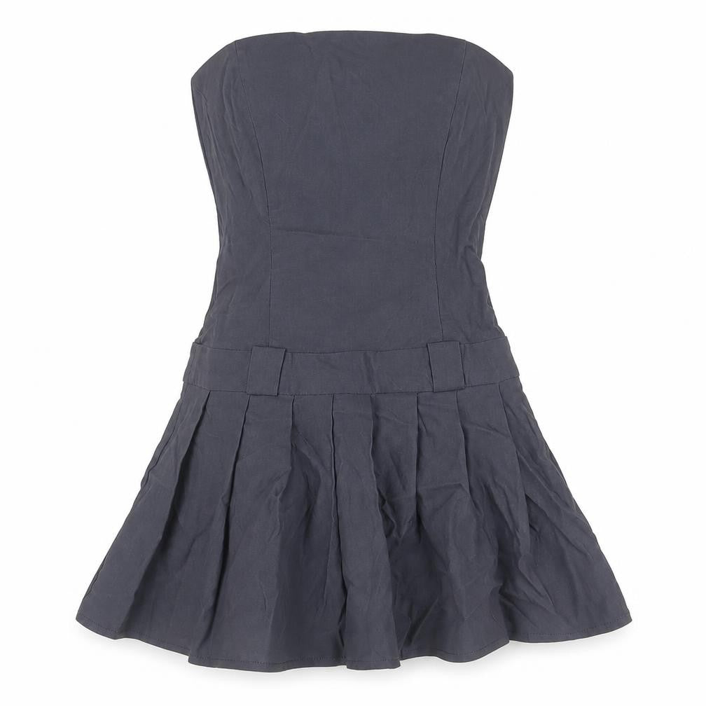Motel Rocks Women's Grey A-Line Mini Dress XS