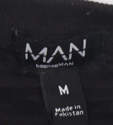 boohooMAN Men's Black Short Sleeve T-Shirt - Size M