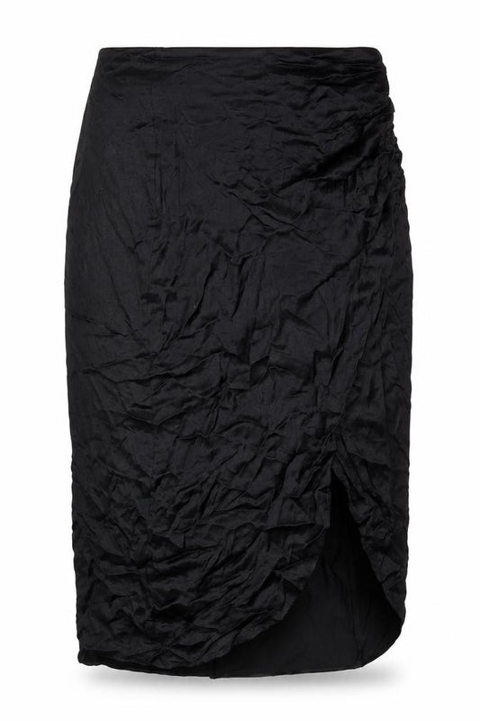 Zara Women's Black Midi Straight Skirt Size 12