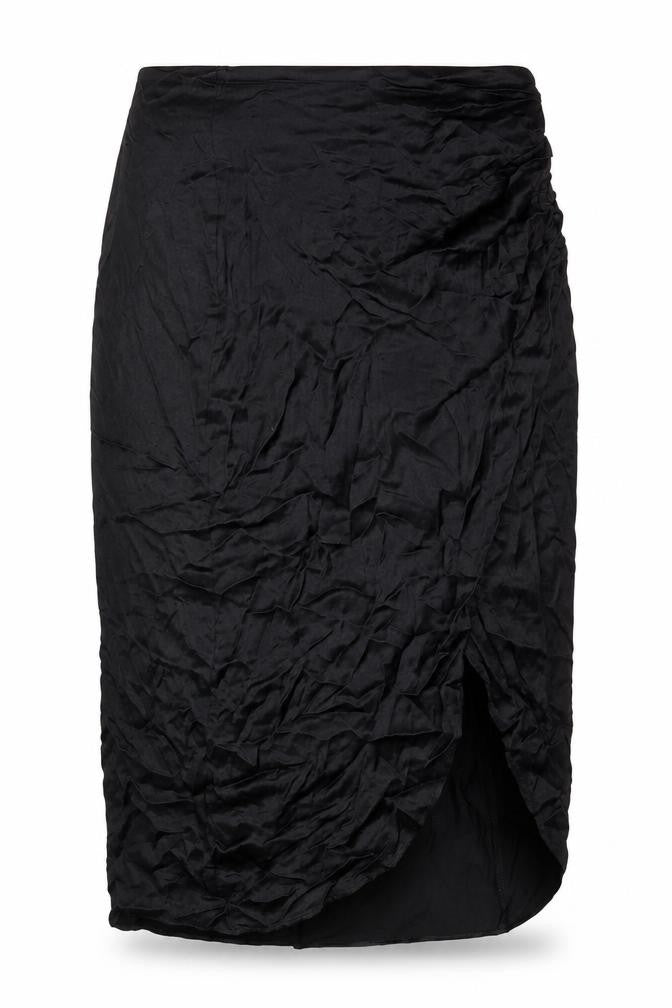 Zara Women's Black Midi Straight Skirt Size 12