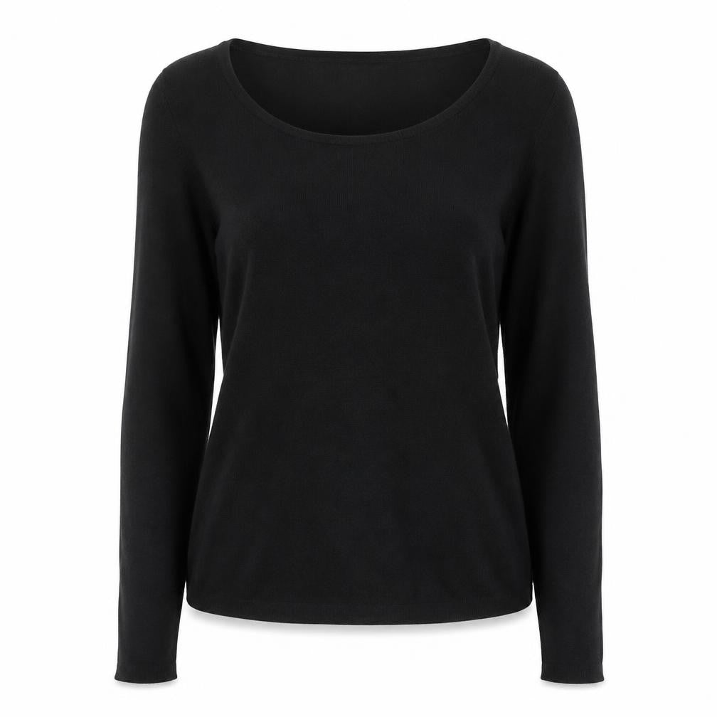 Zara Women's Black Pullover Jumper Size 10
