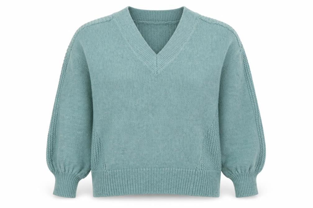 Next Women's Green V-Neck Pullover Jumper - M
