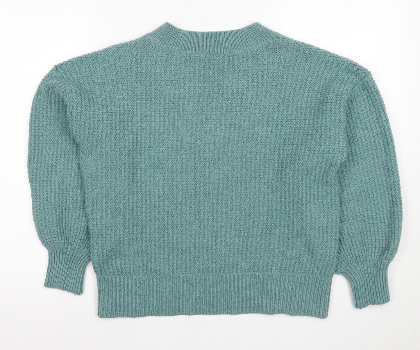 Next Women's Green V-Neck Pullover Jumper - M