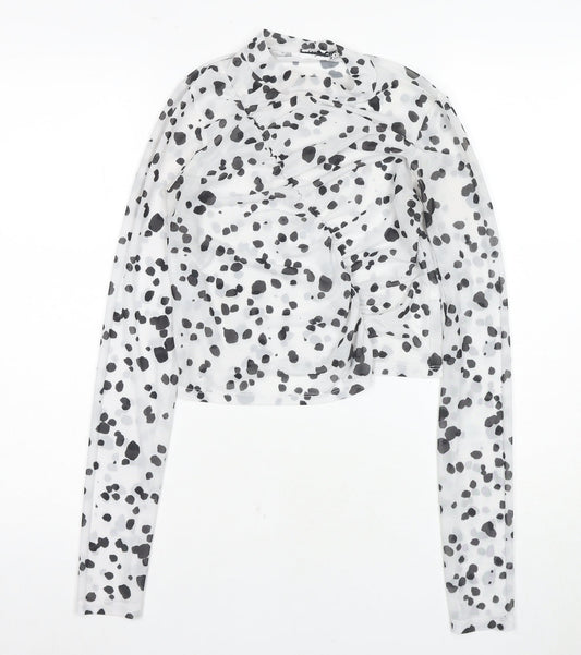 ASOS Women's Multicoloured Animal Print Blouse, Size 10