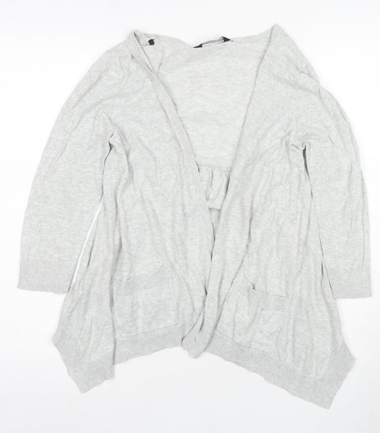 Dorothy Perkins Women's Grey Cardigan Size UK 10