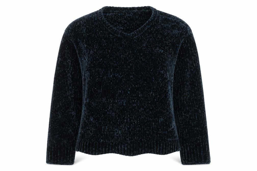 Zara Knit Women's Blue Chunky-Knit Pullover Jumper Size 14