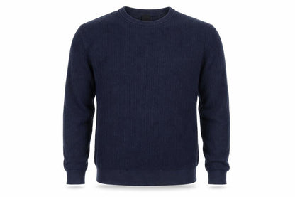 H&M Men's Blue Cable-Knit Pullover Jumper M