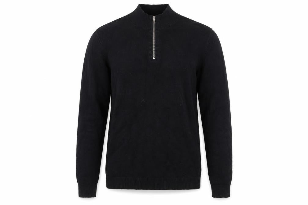 Topman Men's Black XS Full Zip Jumper