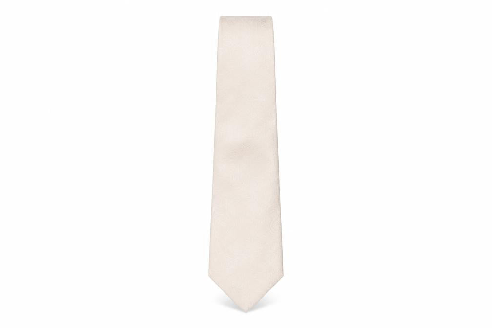 Marks & Spencer Ivory Silk Men's Tie 2 Piece Set
