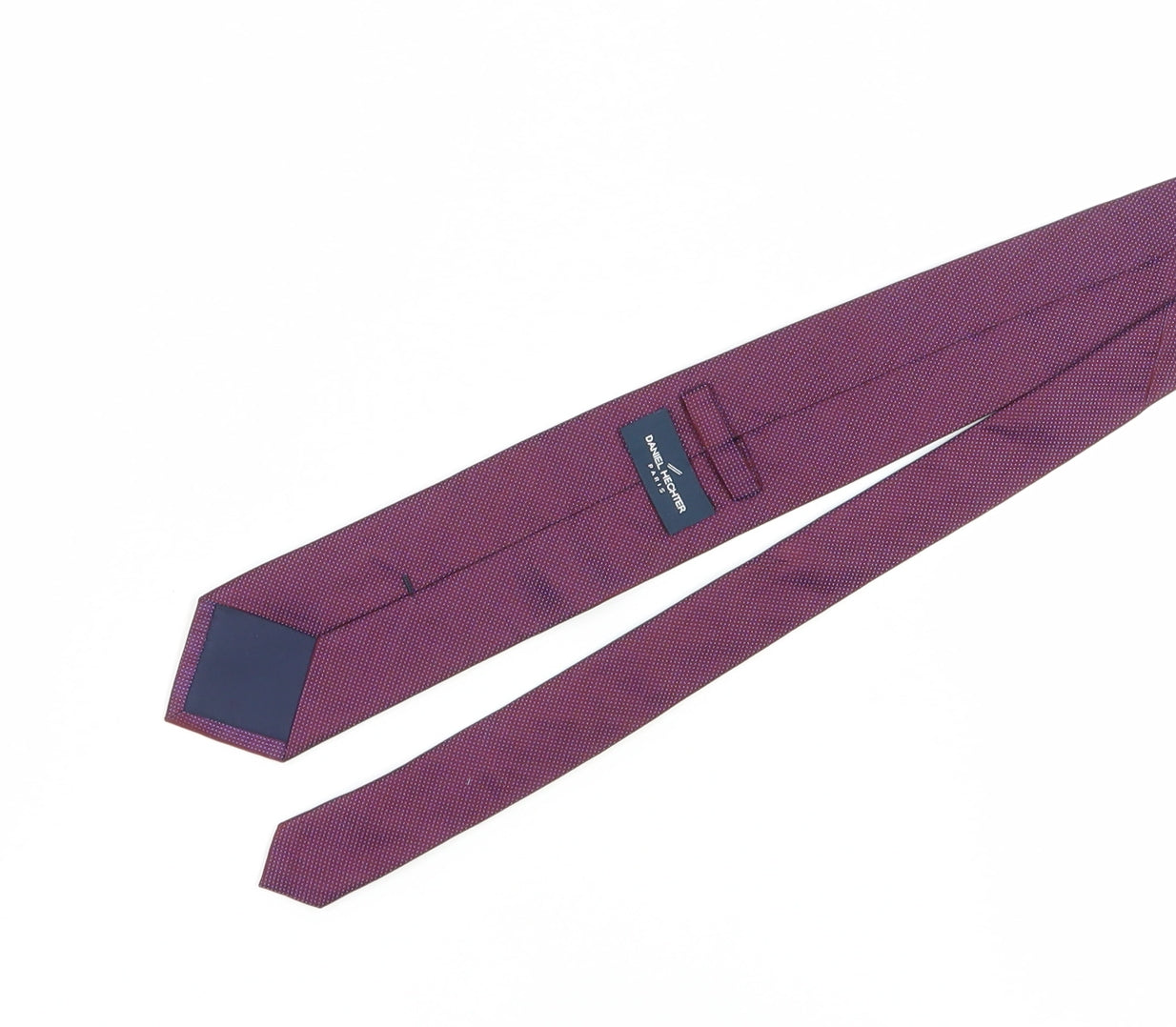 Daniel Hechter Men's Purple Slim Tie, 100% Silk