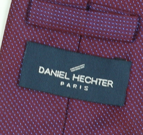 Daniel Hechter Men's Purple Slim Tie, 100% Silk