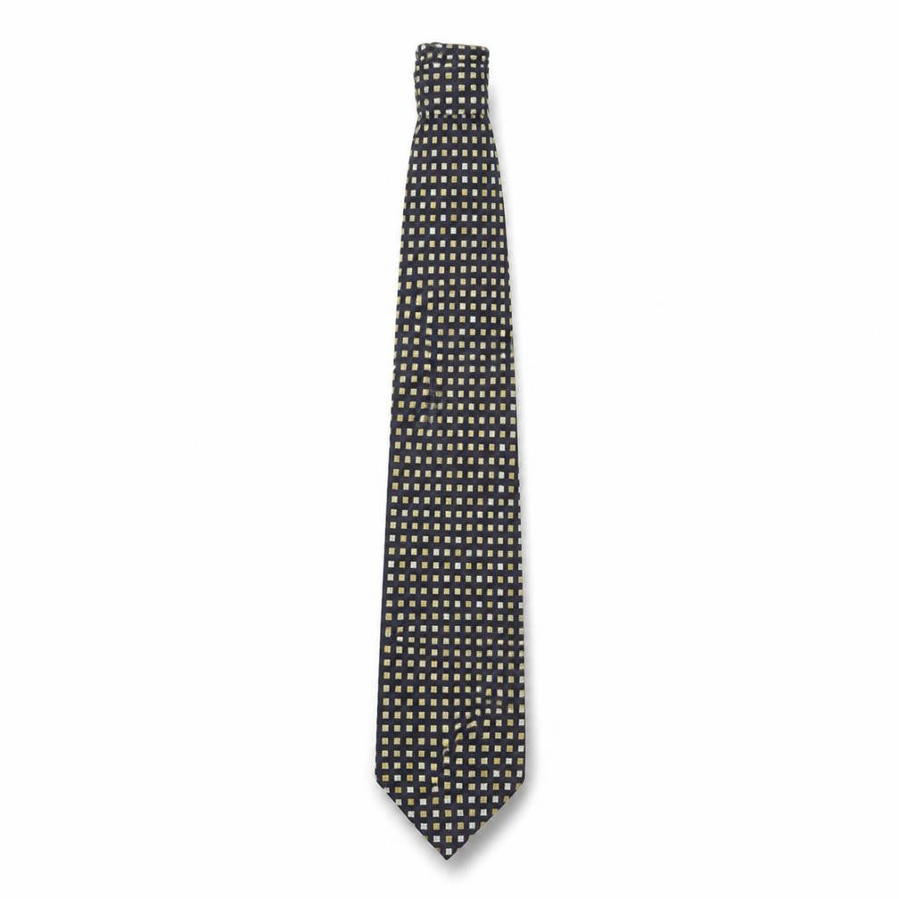 Stratford Men's Multicoloured Geometric Silk Tie