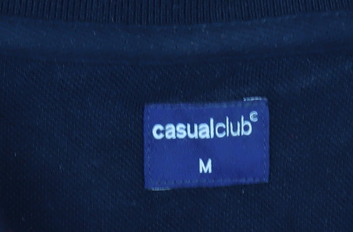 Casualclub Men's Red Polo Shirt Medium