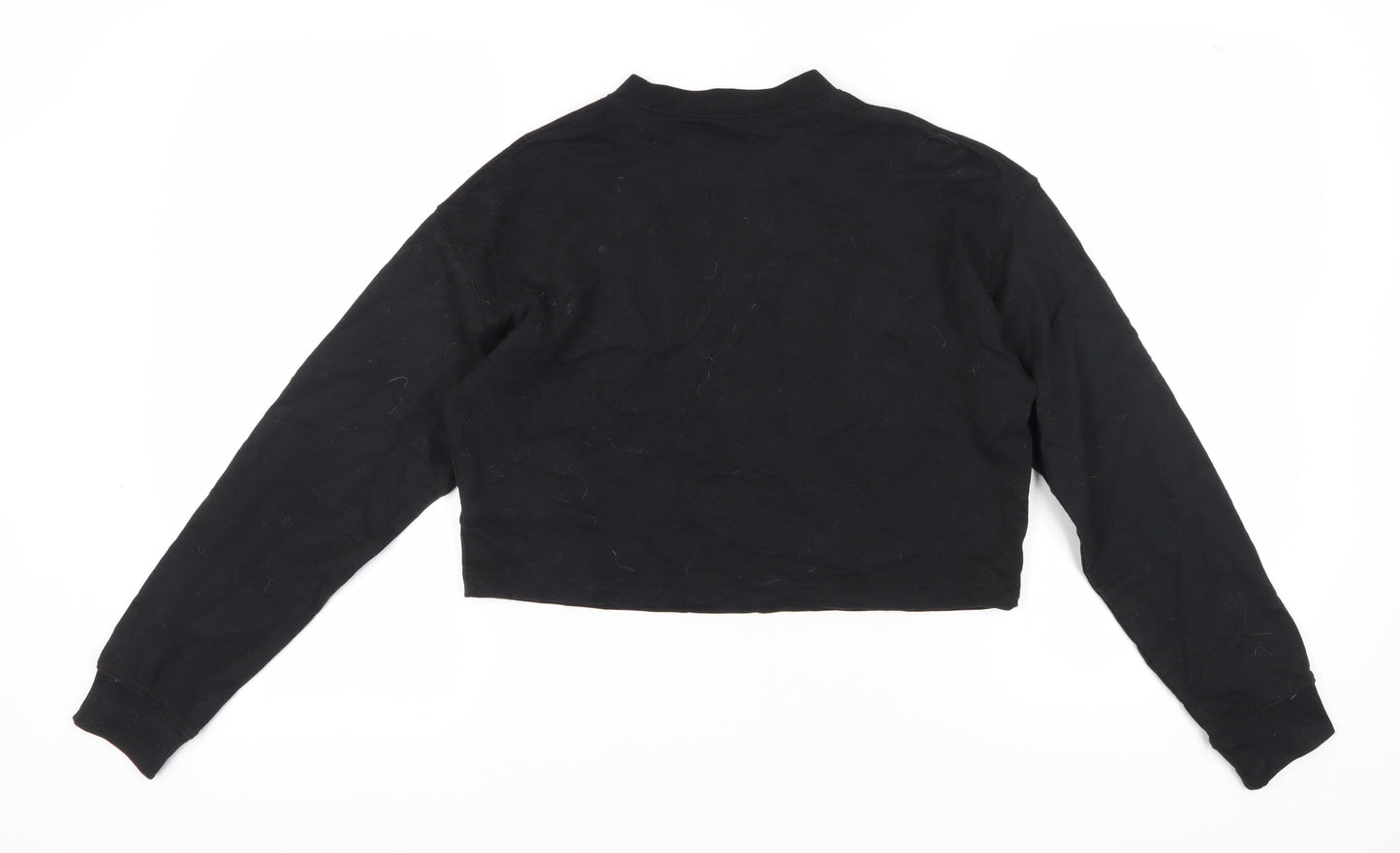 Spotted Women's Black Pullover Sweatshirt M