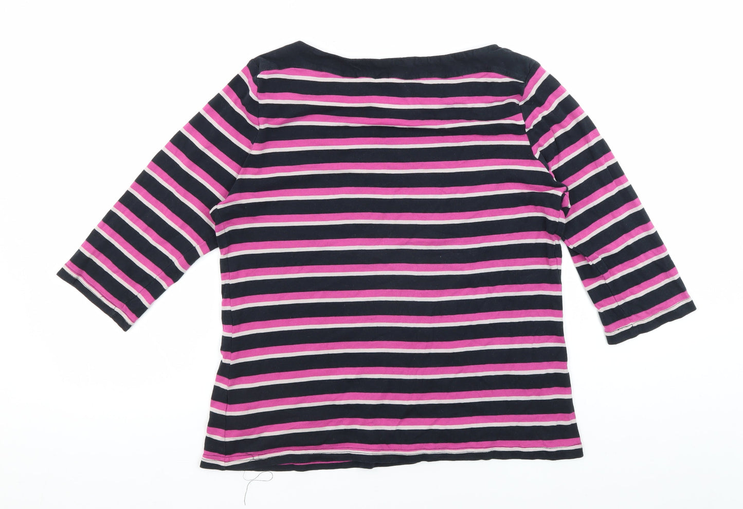 Peacocks Women's Multicoloured Stripe T-Shirt