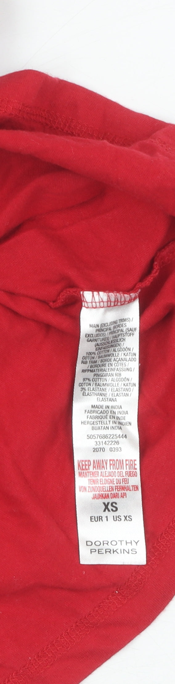 Dorothy Perkins Red XS Women's Christmas T-Shirt