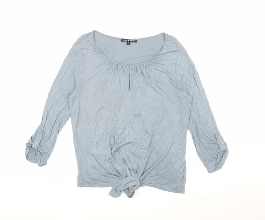 Cable & Gauge Women's Blue Basic Top, Size S