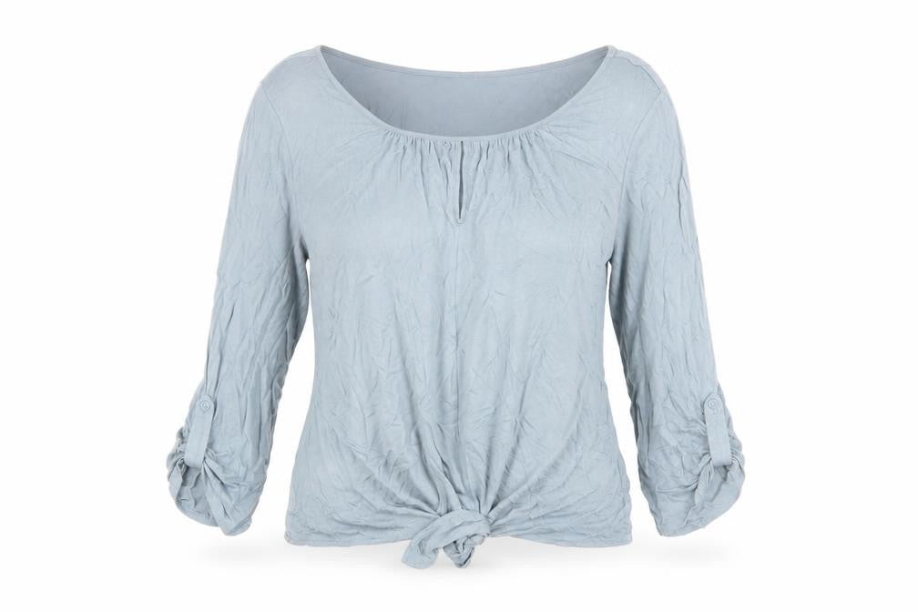 Cable & Gauge Women's Blue Basic Top, Size S