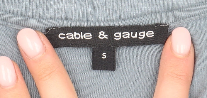 Cable & Gauge Women's Blue Basic Top, Size S