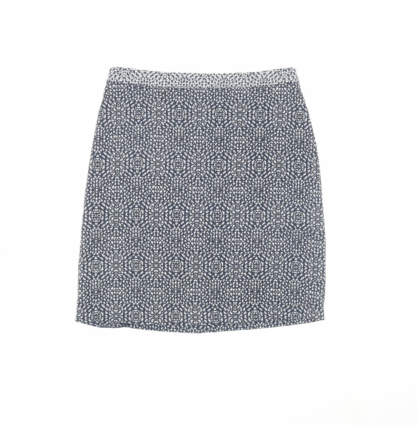 Monsoon Women Multicoloured Size 8 Geometric Pencil Skirt