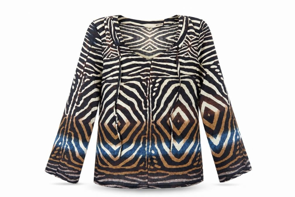 Rick Cardona Women's Multicoloured Animal Print Tunic