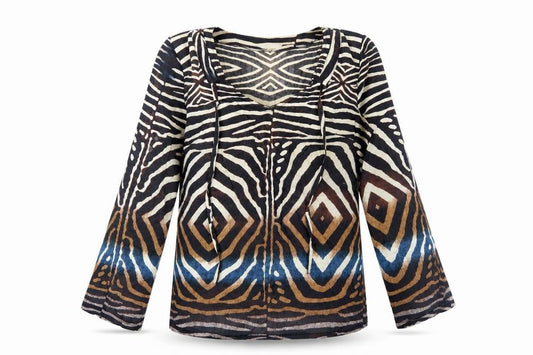Rick Cardona Women's Multicoloured Animal Print Tunic