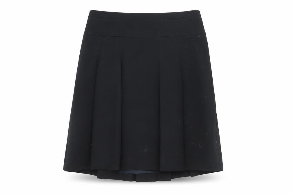 French Connection Women's Black Pleated Skirt Size 12