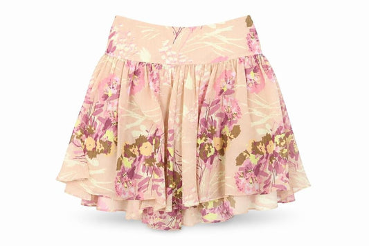 Gap Women's Multicoloured Floral Flare Skirt, Size 4