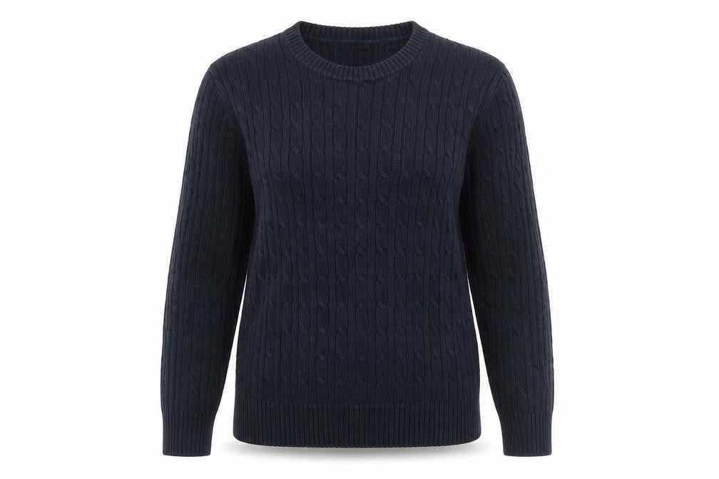 GAP Women's Blue Cable-Knit Pullover Jumper XS