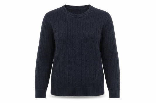 Gap Women's Blue Cable-Knit Pullover Jumper XS