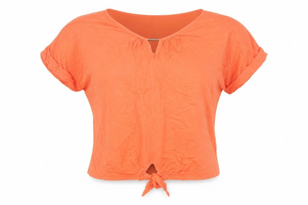 Wallis Women's Orange M Basic T-Shirt
