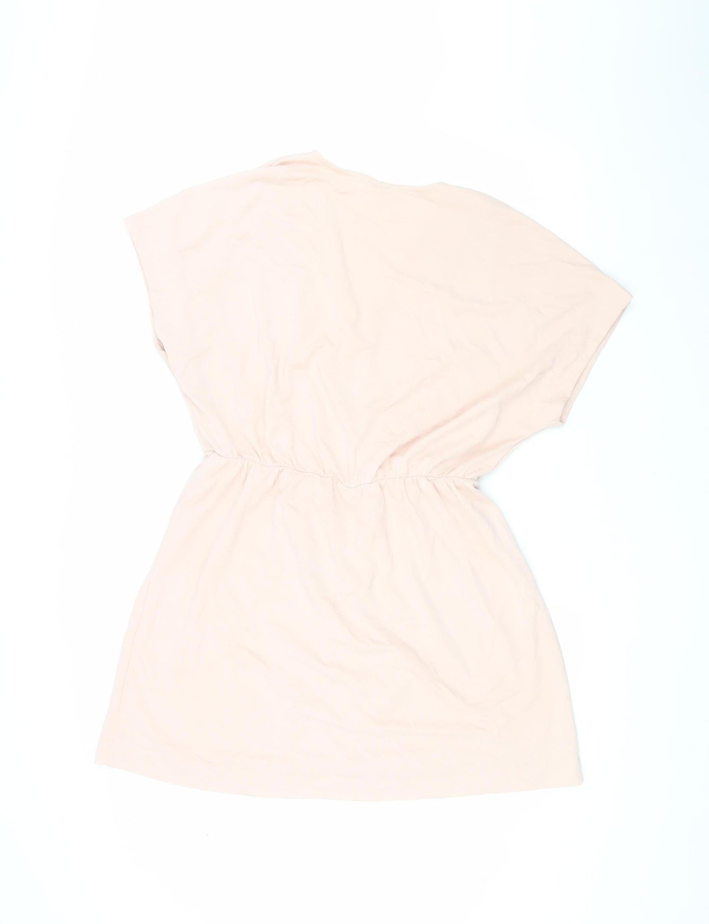 Monki Women's Pink Wrap Blouse, Size M, Casual V-Neck