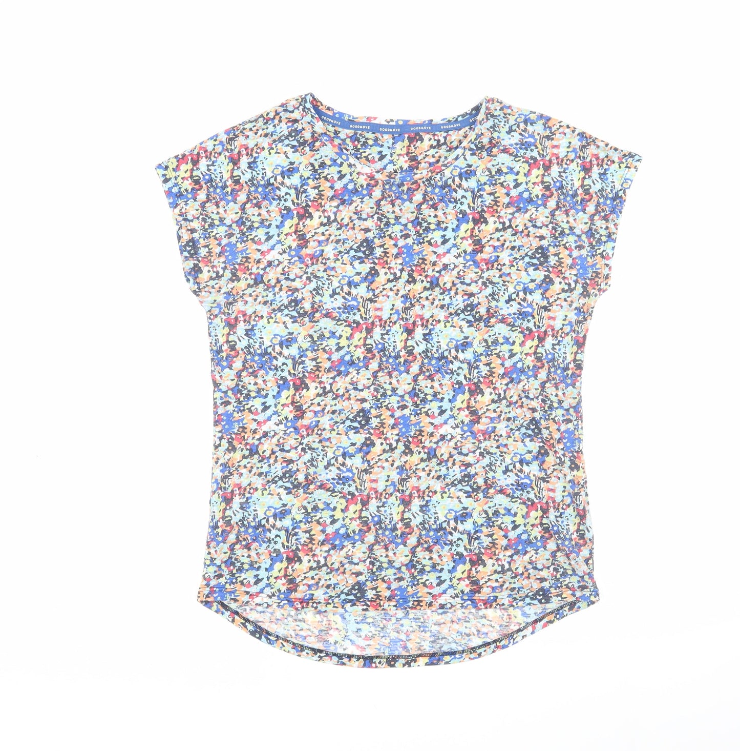 Marks and Spencer Floral Women's T-Shirt Multicoloured Size 8