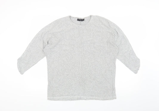 Hopper & Lace Grey Women's Knit Top Size 10
