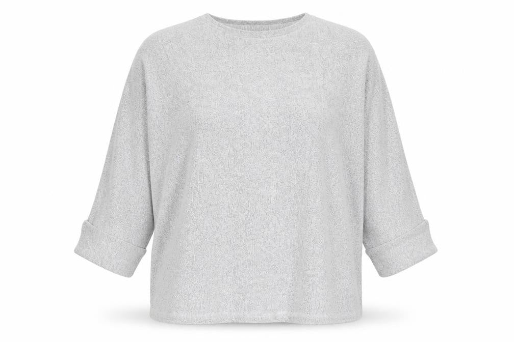 Hopper & Lace Grey Women's Knit Top Size 10