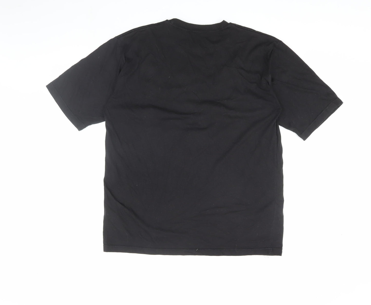 Richards Unisex Black Star Embroidered T-Shirt
