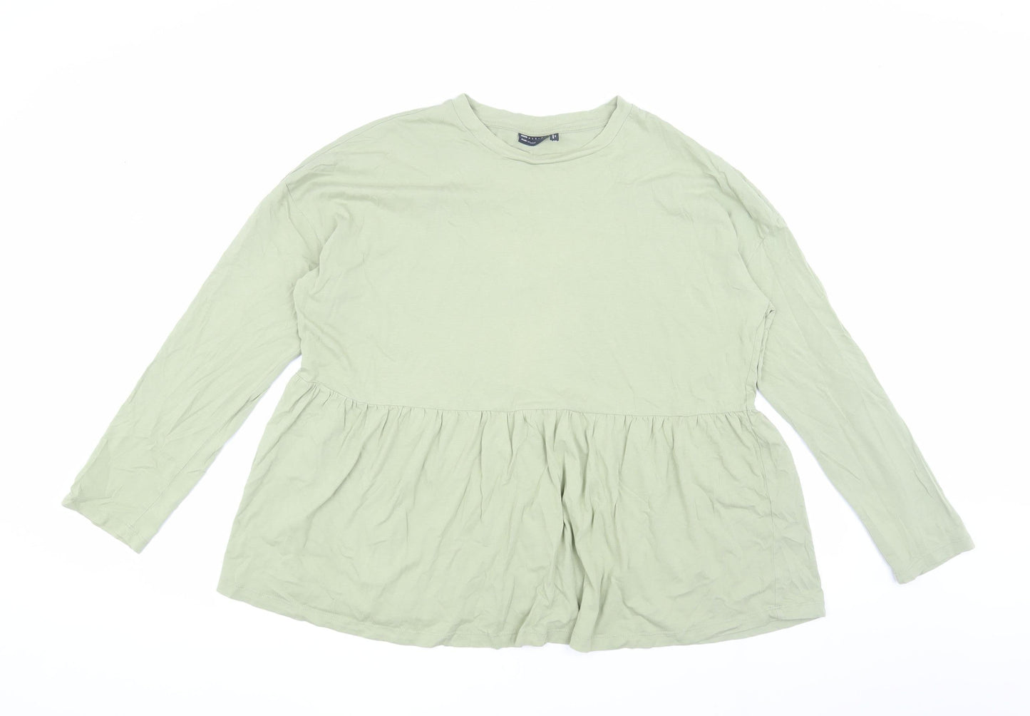 ASOS DESIGN Women's Green Tunic Blouse Size 14