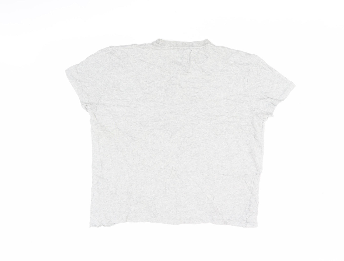 Zara Women's Grey Crew Neck T-Shirt M Casual