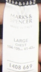 Marks & Spencer Men's Grey V-Neck Pullover Jumper
