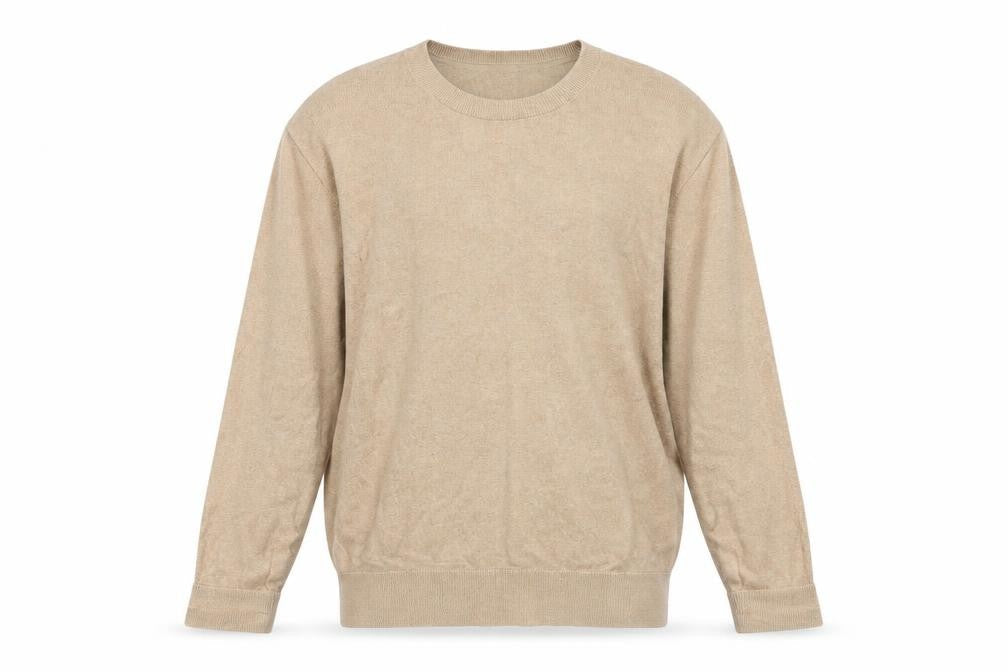 Gap Men's Beige Pullover Jumper in Medium