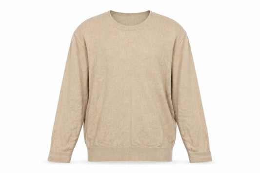 Gap Men's Beige Pullover Jumper in Medium