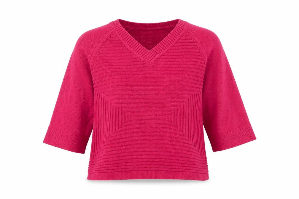 Olsen Women's Red Pullover Jumper, M, V-Neck