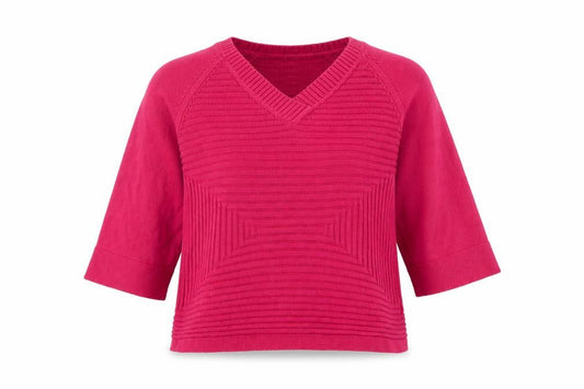 Olsen Women's Red Pullover Jumper, M, V-Neck