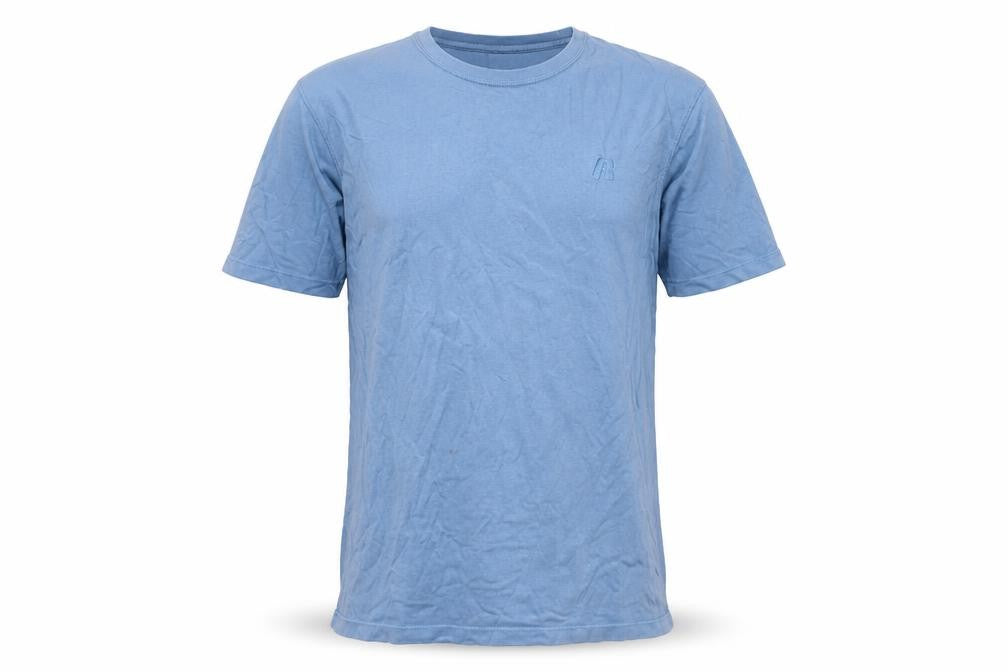 Russell Athletic Men's Blue M Cotton Crew Neck Tee
