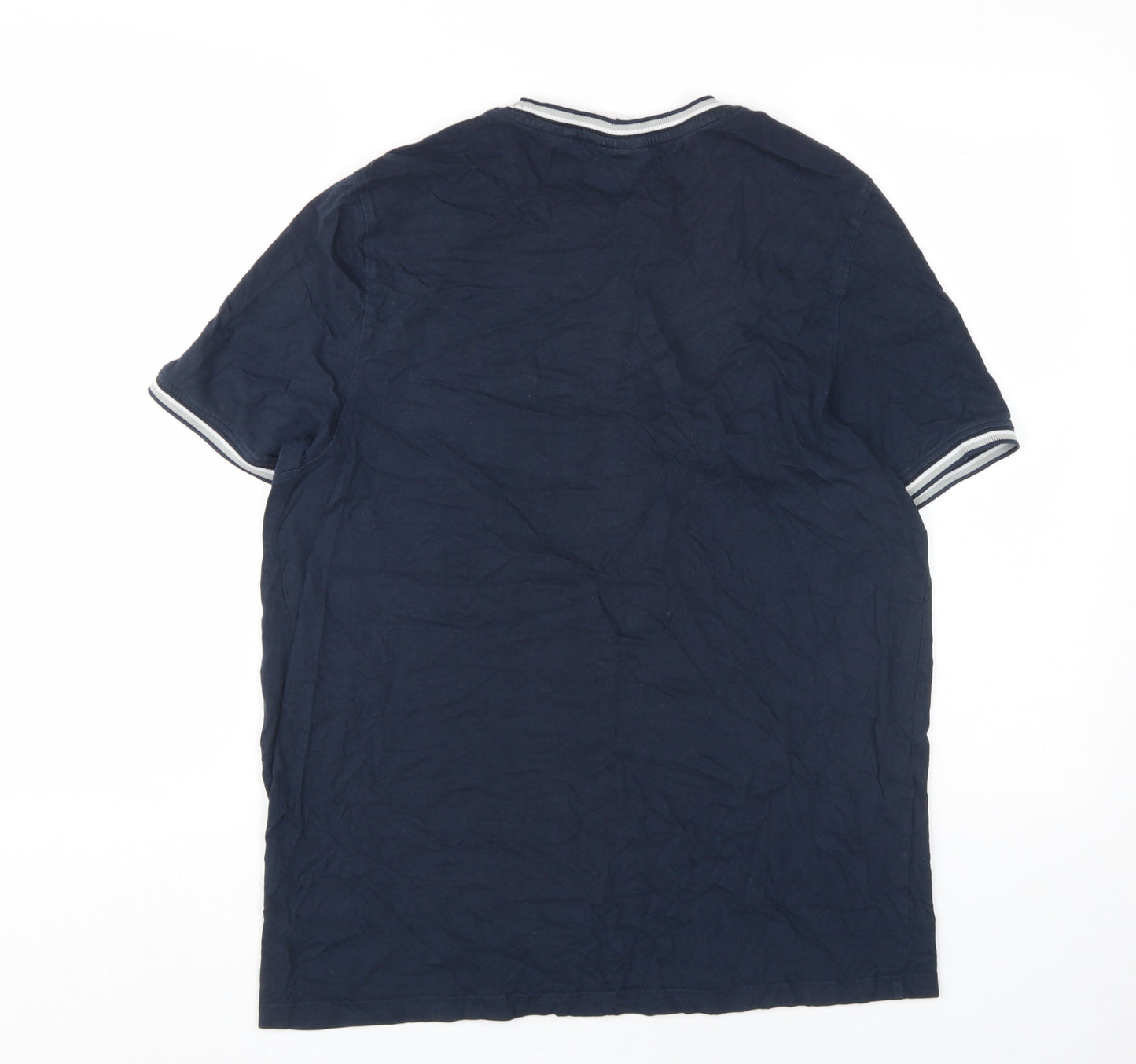 Slazenger Men's Blue Medium Cotton T-Shirt